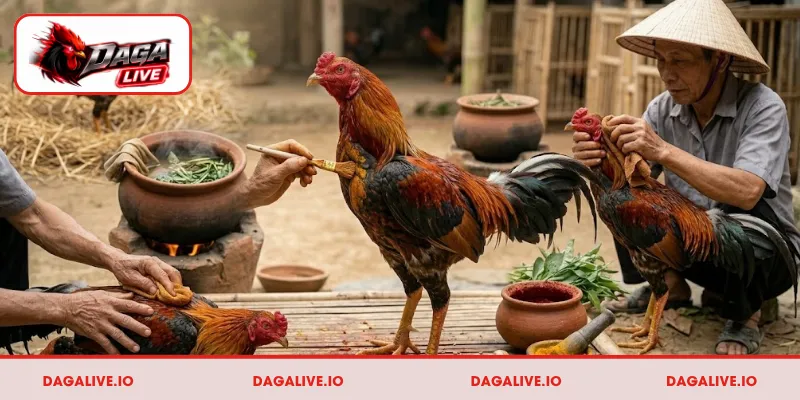 Cách om gà chọi chi tiết từ A-Z