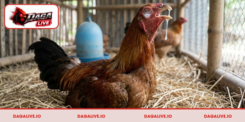 Nắm rõ dấu hiệu nhận biết gà bị khò khè chảy nước mũi